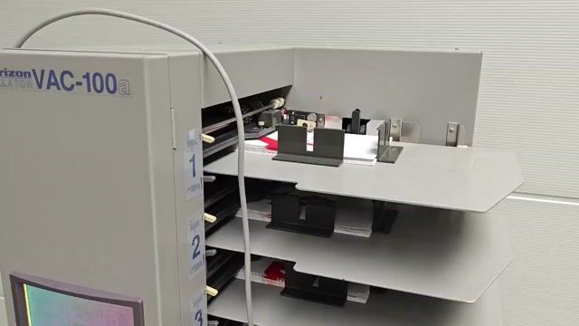 Gathering and collating Horizon VAC-100a