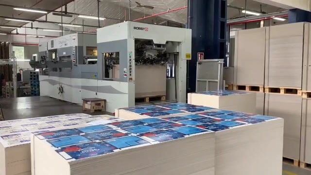 Die cutting Bobst SPanthera 106 LE
