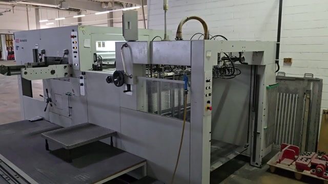 Die cutting Heidelberg Varimatrix 105 CS
